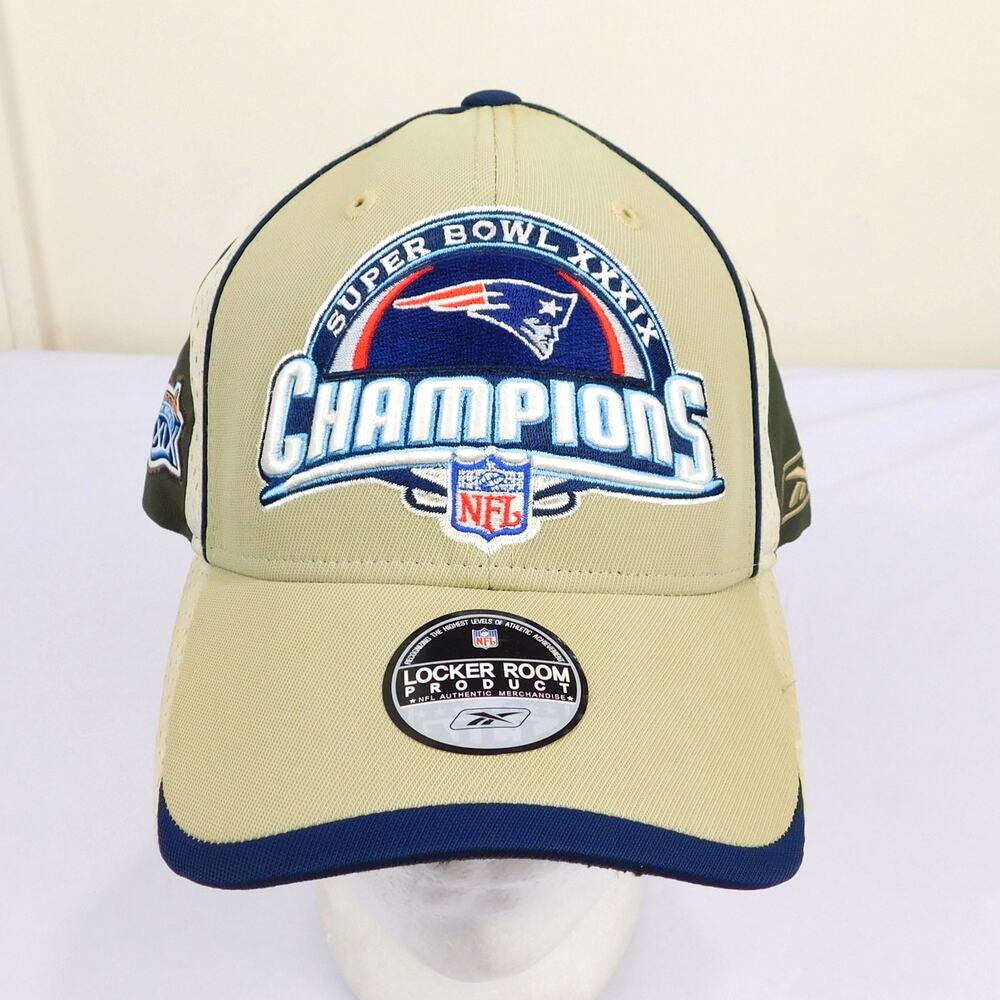 New England Patriots Super Bowl 39 Champions Locker Room Hat NWT Vintage 2005